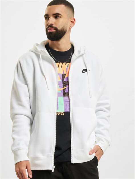 nike zip hoodie herren weiß|nike fleece hoodie.